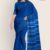 Petrol Blue Handlooms Cotton Saree DC880