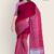 Magenta & White Handlooms Cotton Saree DC879