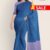 Blue & Violet Cotton Saree FC547