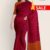 Maroon & Dark Orange Cotton Saree FC554