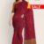 Maroon & Brown Handlooms Cotton Saree FC549