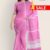 Pink & White Handlooms Cotton Saree FC543
