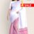 White & Magenta Handlooms Cotton Saree FC526
