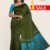Jet Green Handloom Silk Saree DS269