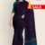 Violet & Blue Handloom Cotton Saree FC605