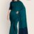 Sea Green & Blue Cotton Saree DC846