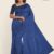 Blue Handloom Silk Saree JS523