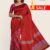 Red & Rose Handloom Silk Saree DS325