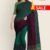 Green & Maroon Handloom Cotton Saree FC609