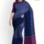 Blue & Magenta Glossy Cotton Saree G2100