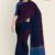 Navy Blue Handloom Cotton Saree DC780