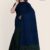 Navy blue Glossy Cotton Saree G2114