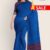 Blue & Magenta Handlooms Cotton Saree DC864