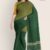 Green & Yellow Glossy Cotton Saree G2188
