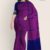 Magenta & Blue Handlooms Cotton Saree DC828