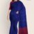 Blue & Maroon Handlooms Cotton Saree DC961