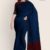 Blue & Maroon Handlooms Cotton Saree DC979