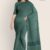 Green Ash Glossy Cotton Saree G2171