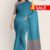 Blue & Beige Handlooms Cotton Saree FC812