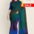 Green & Blue Searded Cotton Saree FC595