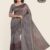 Warm Grey Handlooms Silk Saree JS618