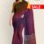 Wine Berry Handloom Cotton Saree FC791