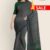 Davy grey Handloom Cotton Saree FC768