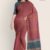 Pink Beige & Blue Cotton Saree DC942