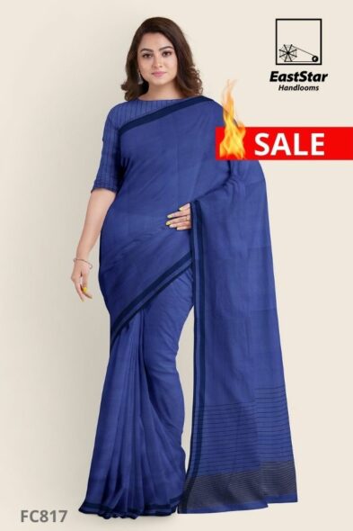 Blue Berry Handloom Cotton Saree FC817 Blue Berry Handloom Cotton Saree FC817