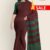 Green & Maroon Handloom Cotton Saree FC807