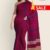 Maroon & Brown Handlooms Cotton Saree FC723