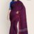 Maroon & Turquoise Blue Cotton Saree DC831