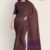 Purply Brown Handlooms  Cotton Saree DC1093