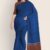 Blue & Orange Handlooms  Cotton Saree DC1096