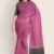 Pink & Grey Handlooms  Cotton Saree DC1109