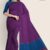 Purple & Blue Handlooms Cotton Saree DC1125