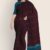 Maroon & Blue Handlooms Cotton Saree DC1135