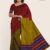 Olive Brown & Red Handlooms Silk Saree MS538