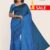 Blue Shaded Handloom Silk Saree DS341