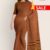 Brown Rust Handlooms Cotton Saree FC684