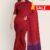Red & Purple Handlooms Cotton Saree FC688