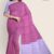 Purplish Pink Handlooms Cotton Saree DC1191