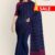 Blue & Magenta Handloom Cotton Saree FC635