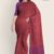 Light Maroon Handlooms Cotton Saree DC1264