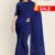 Royal Blue Handloom Cotton Saree FC630