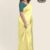 Yellow & Green Handlooms Silk Saree JS617