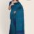Cyan Blue & Rhino Handlooms Silk Saree MS539