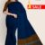 Navy & Saddle Brown Cotton Saree DC1029