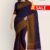 Purple & Bronze Cotton Saree DC1049