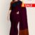 Violet & Orange Sharded Cotton Saree DC980